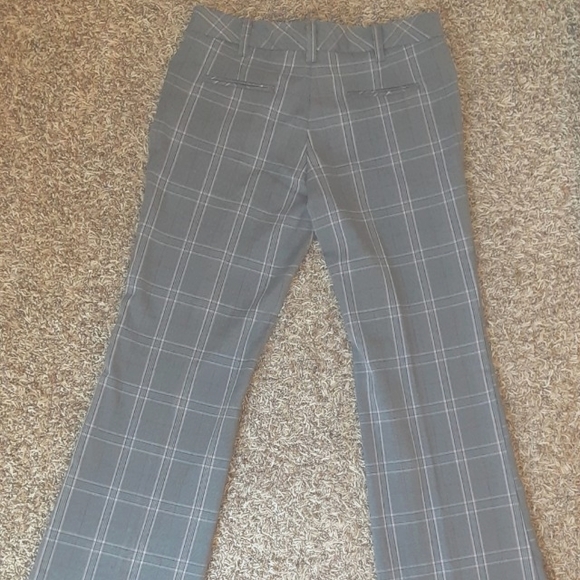 Star City Miranda shades of gray/black/pink,etc. plaid dress pants. - Picture 2 of 11